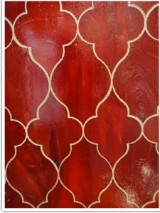 Fire Red_Tiles_New Ravenna Aladen Tile_Garnet