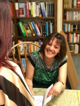 Maureen signing Creating Luminous spaces